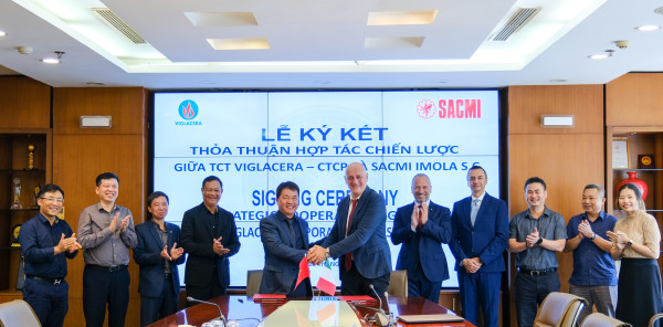 Ký thoả thuận hợp tác công nghệ giữa Viglacera & Tập đoàn SACMI.SC